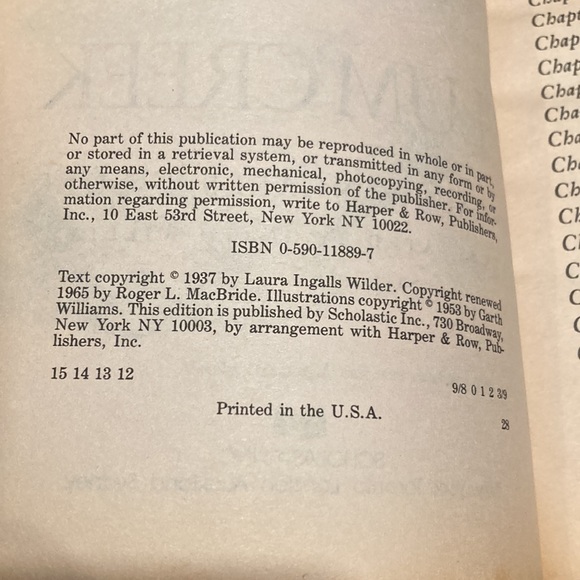On the Banks of Plum Creek ~ Laura Ingalls Wilder ~ paperback 1953 - Picture 7 of 7